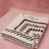 Devotion TWINS Handtucher | Bath Towel Large-Black/Offwhite