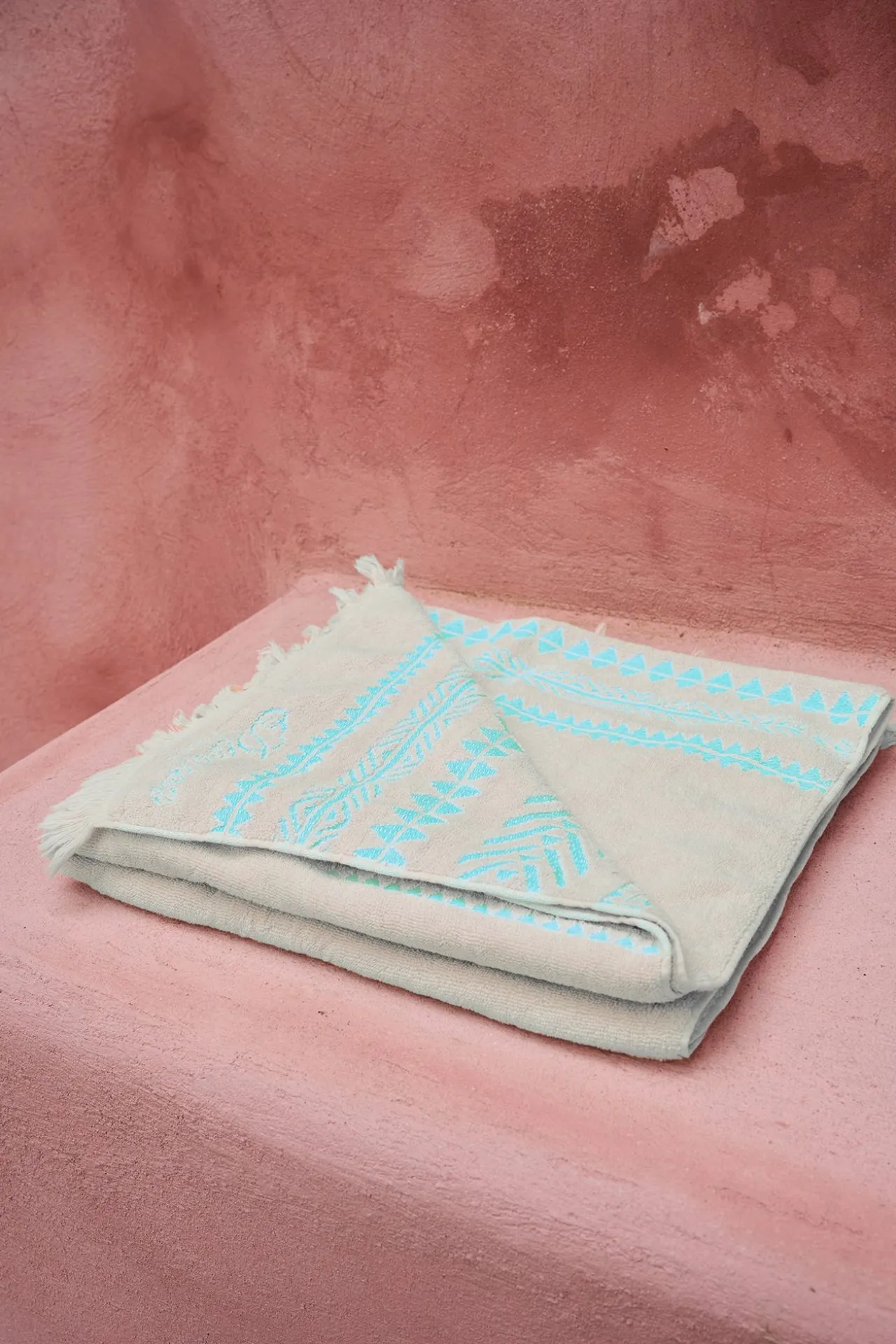 Devotion TWINS Handtucher | Beach Towel-B.Blue/Offwhite