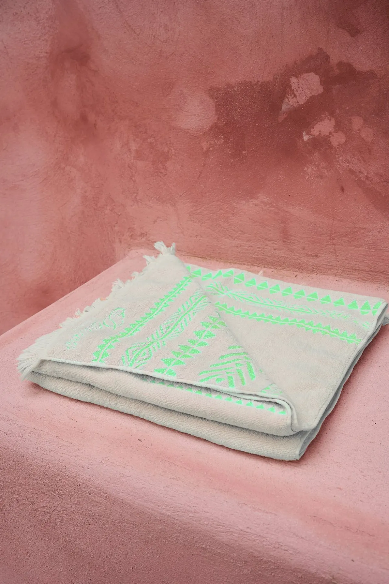 Devotion TWINS Handtucher | Beach Towel-N.Green/Offwhite