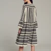 Devotion TWINS Kleider | Ella Midi-Black/Offwhite