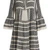 Devotion TWINS Kleider | Ella Midi-Black/Offwhite