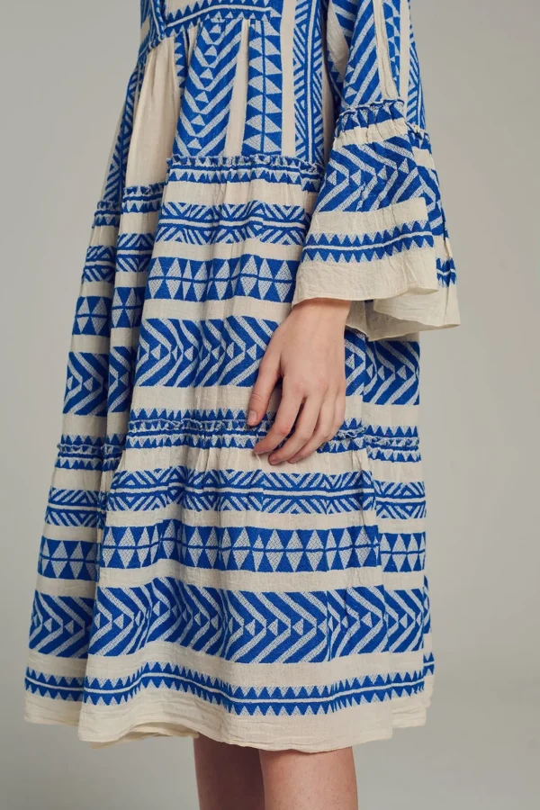 ella_midiblueoffwhite_2.webp Devotion TWINS Kleider | Ella Midi-Blue/Offwhite