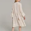Devotion TWINS Kleider | Ella Midi-Ecru/Offwhite