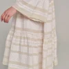 Devotion TWINS Kleider | Ella Midi-Ecru/Offwhite