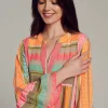 Devotion TWINS Kleider | Ella Midi-Multi N.Pink/Orange