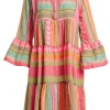 Devotion TWINS Kleider | Ella Midi-Multi N.Pink/Orange