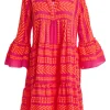 Devotion TWINS Kleider | Ella Midi-N.Orange/Fushia
