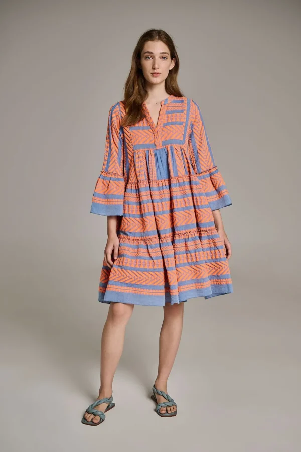 ella_midiorangeblue_0.webp Devotion TWINS Mama Und Ich | Ella Midi-Orange/Blue