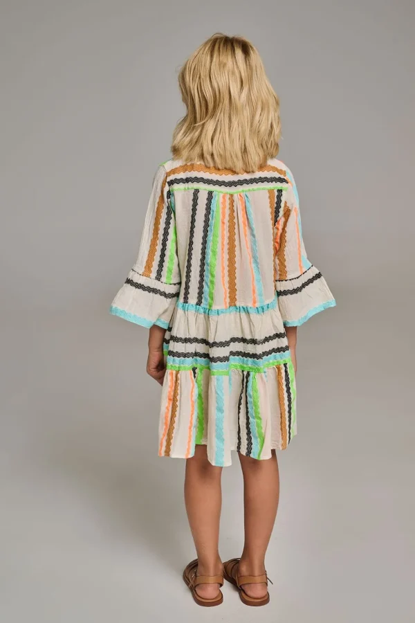 Devotion TWINS Mama Und Ich | Ella Mini-Offwhite With Colored Jacquard