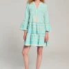 Devotion TWINS Kleider | Ella Short-B.Blue/Offwhite