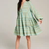 Devotion TWINS Kleider | Ella Short-Beige-L.Blue/Light Blue