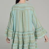 Devotion TWINS Kleider | Ella Short-Beige-L.Blue/Light Blue