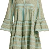 Devotion TWINS Kleider | Ella Short-Beige-L.Blue/Light Blue