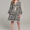 ella_shortblackoffwhite_0.webp Devotion TWINS Kleider | Ella Short-Black/Offwhite