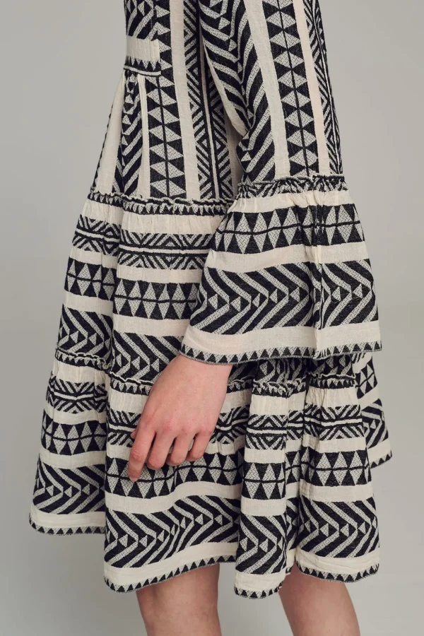 ella_shortblackoffwhite_2.webp Devotion TWINS Kleider | Ella Short-Black/Offwhite