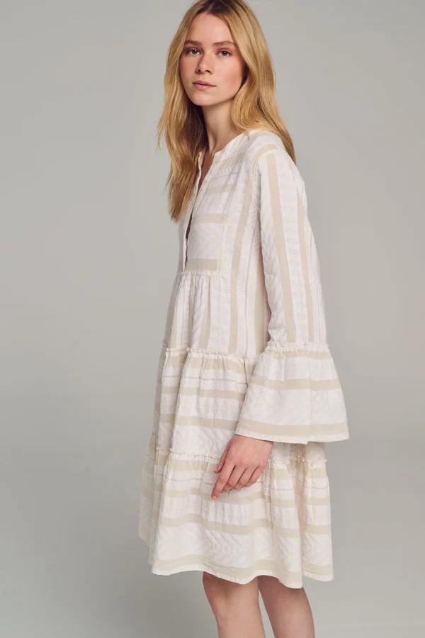 Devotion TWINS Kleider | Ella Short-Ecru/Offwhite