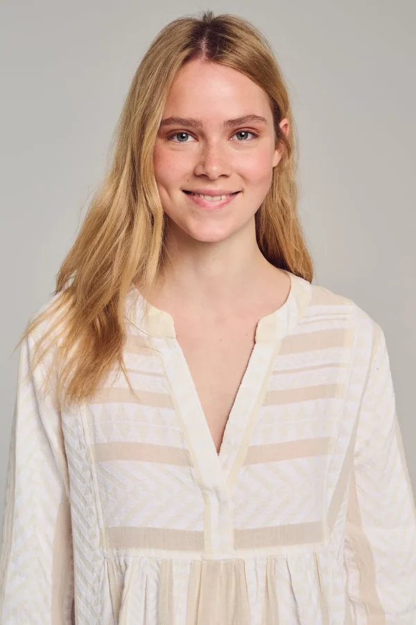 Devotion TWINS Kleider | Ella Short-Ecru/Offwhite