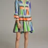 Devotion TWINS Kleider | Ella Short-M.Blue/Green