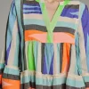 Devotion TWINS Kleider | Ella Short-M.Blue/Green