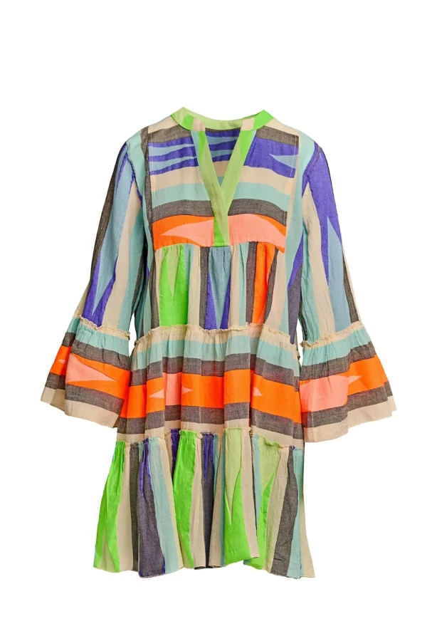 Devotion TWINS Kleider | Ella Short-M.Blue/Green