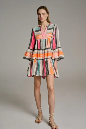 ella_shortmorangepink_0.webp Devotion TWINS Kleider | Ella Short-M.Orange/Pink