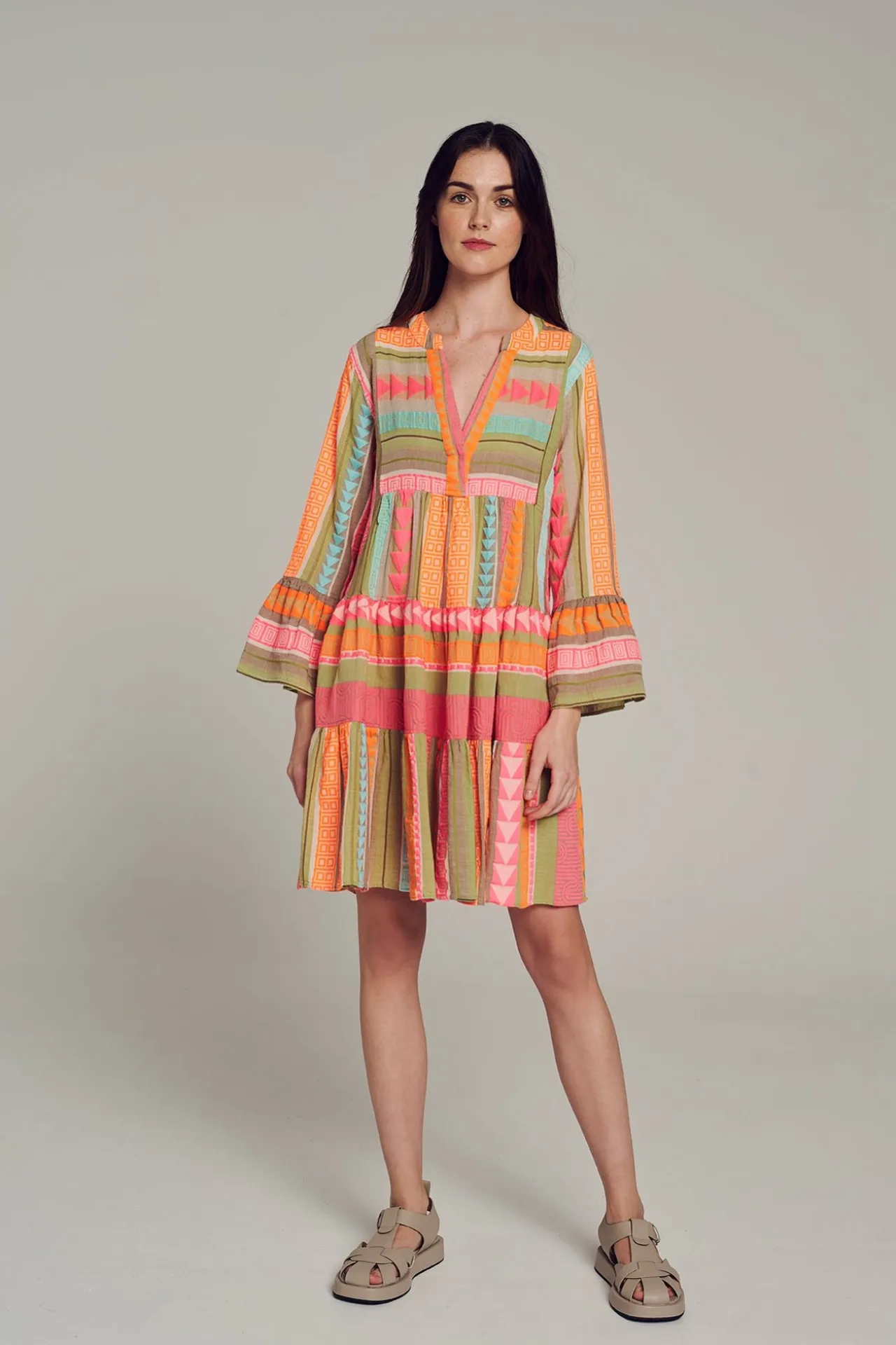 Devotion TWINS Mama Und Ich | Ella Short-Multi N.Pink/Orange