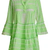 Devotion TWINS Kleider | Ella Short-N.Gr-N.Lime/White