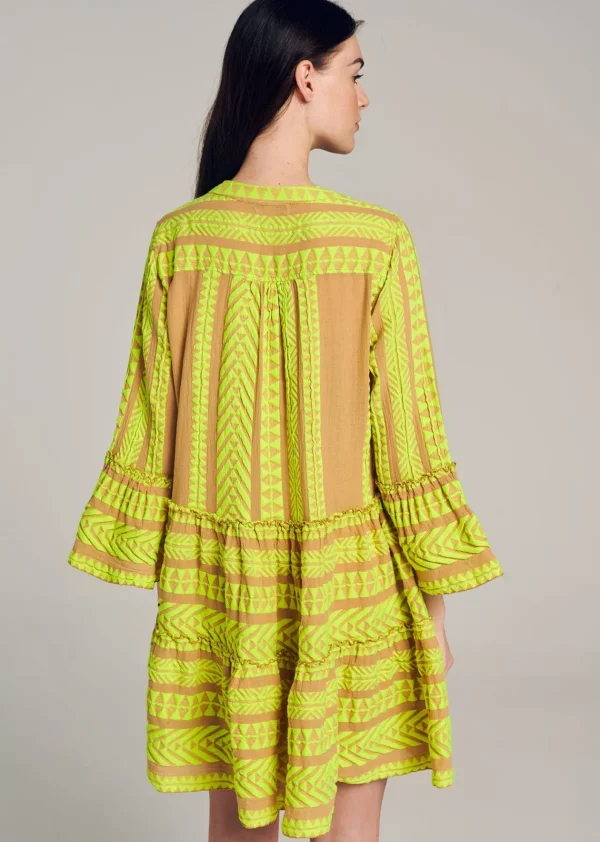 Devotion TWINS Kleider | Ella Short-N.Lime/Beige