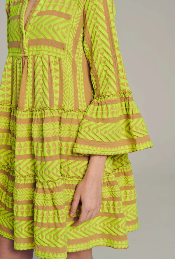 Devotion TWINS Kleider | Ella Short-N.Lime/Beige