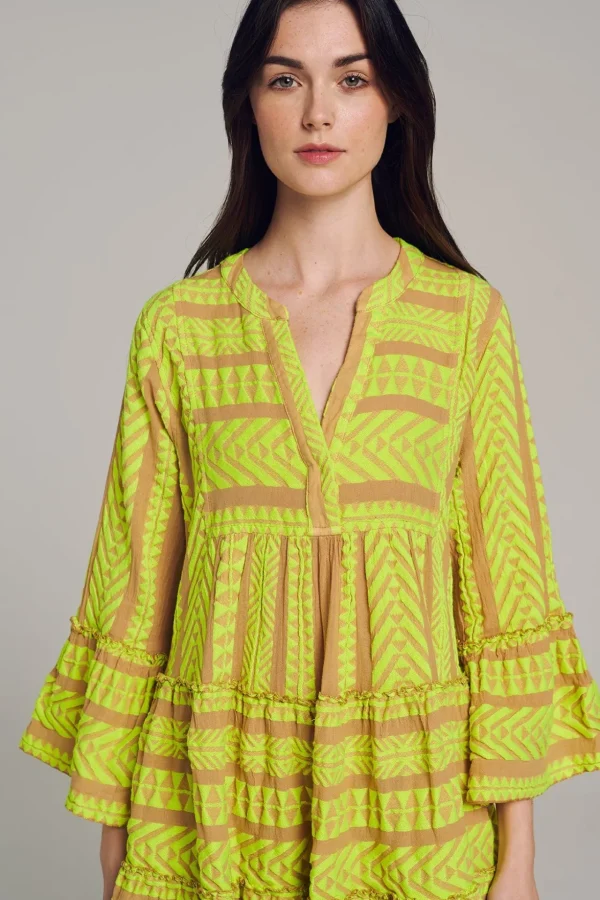 Devotion TWINS Kleider | Ella Short-N.Lime/Beige