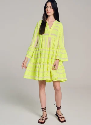 ella_shortnlimeoffwhite_0.webp Devotion TWINS Kleider | Ella Short-N.Lime/Offwhite