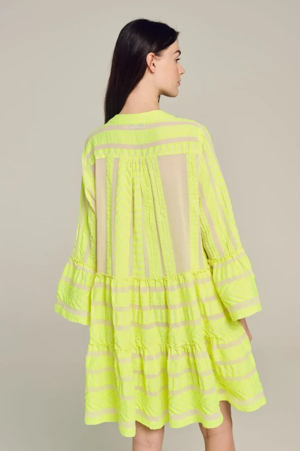 Devotion TWINS Kleider | Ella Short-N.Lime/Offwhite