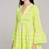 Devotion TWINS Kleider | Ella Short-N.Lime/Offwhite