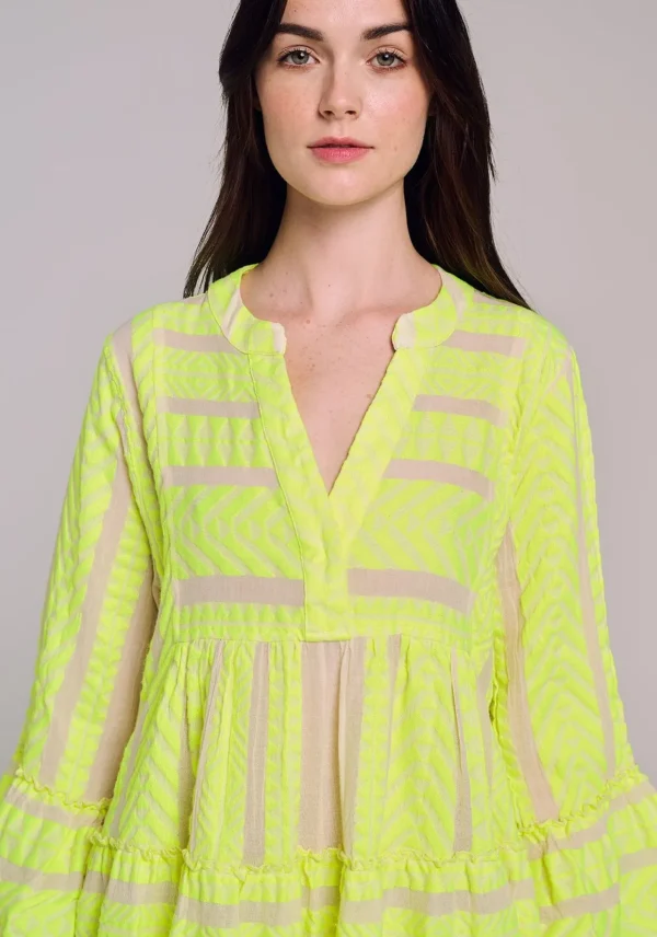 Devotion TWINS Kleider | Ella Short-N.Lime/Offwhite