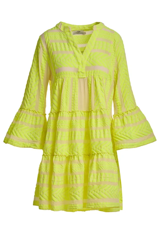 Devotion TWINS Kleider | Ella Short-N.Lime/Offwhite