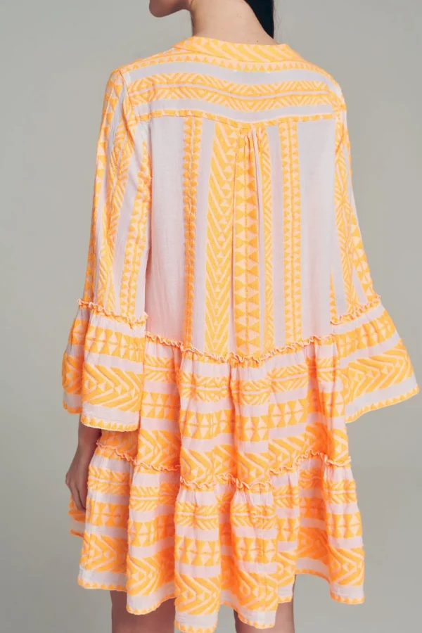 Devotion TWINS Kleider | Ella Short-N.Or-N.Lime/White