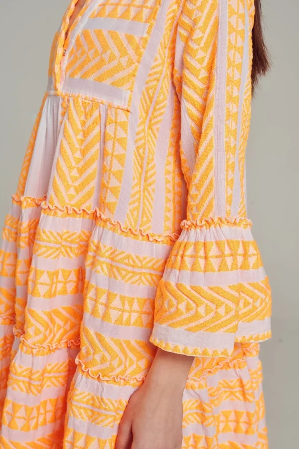 Devotion TWINS Kleider | Ella Short-N.Or-N.Lime/White