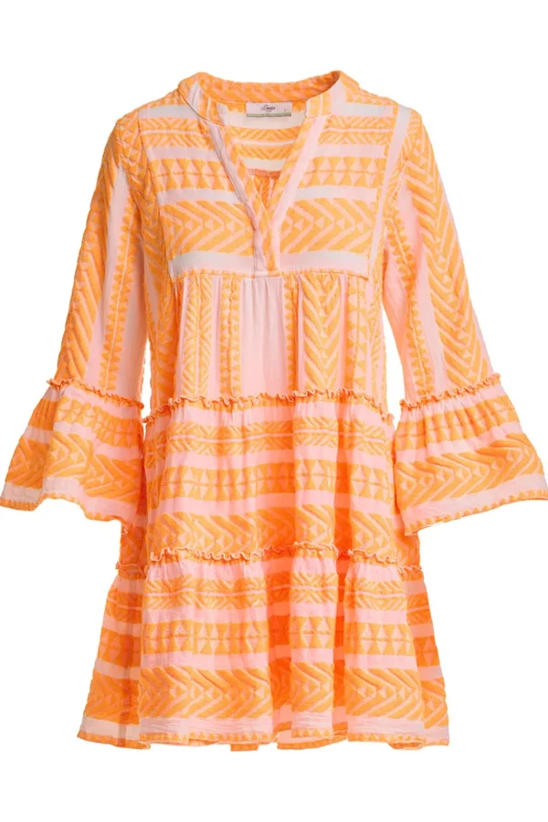Devotion TWINS Kleider | Ella Short-N.Or-N.Lime/White