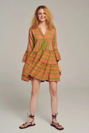 Devotion TWINS Kleider | Ella Short-N.Pink/Celery
