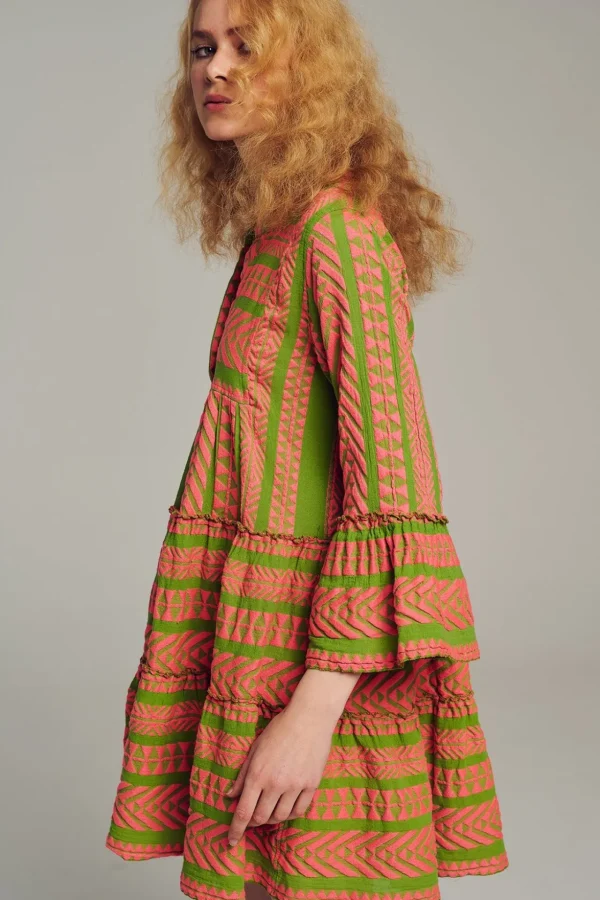 Devotion TWINS Kleider | Ella Short-N.Pink/Celery