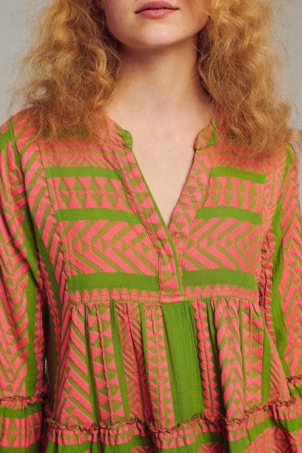 Devotion TWINS Kleider | Ella Short-N.Pink/Celery