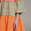 Devotion TWINS Kleider | Ella Short-N.Pink-N.Or/B.Blue