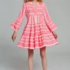 Devotion TWINS Kleider | Ella Short-N.Pink/Offwhite