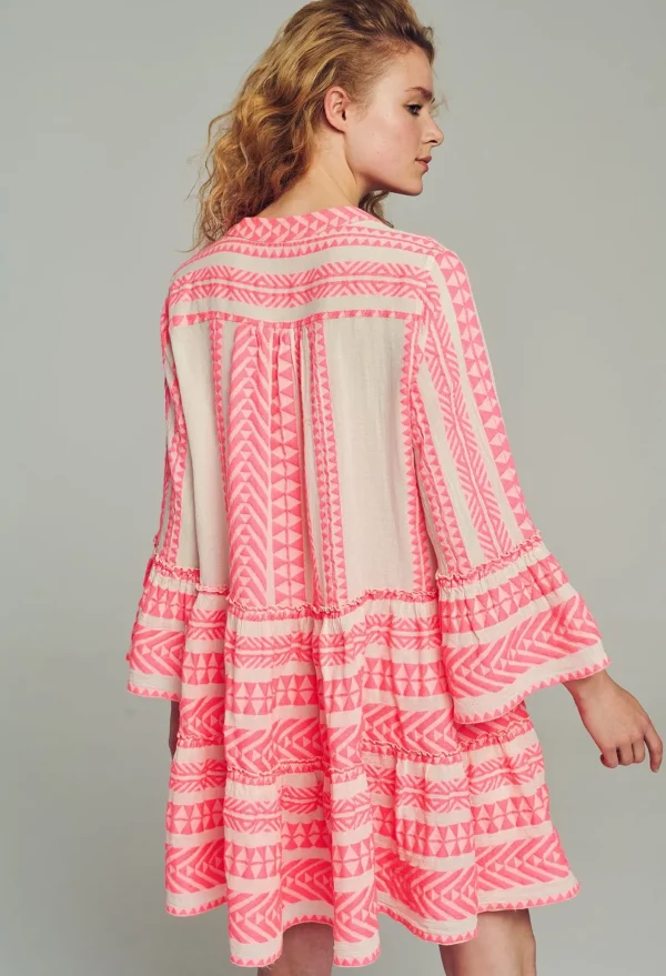 Devotion TWINS Kleider | Ella Short-N.Pink/Offwhite