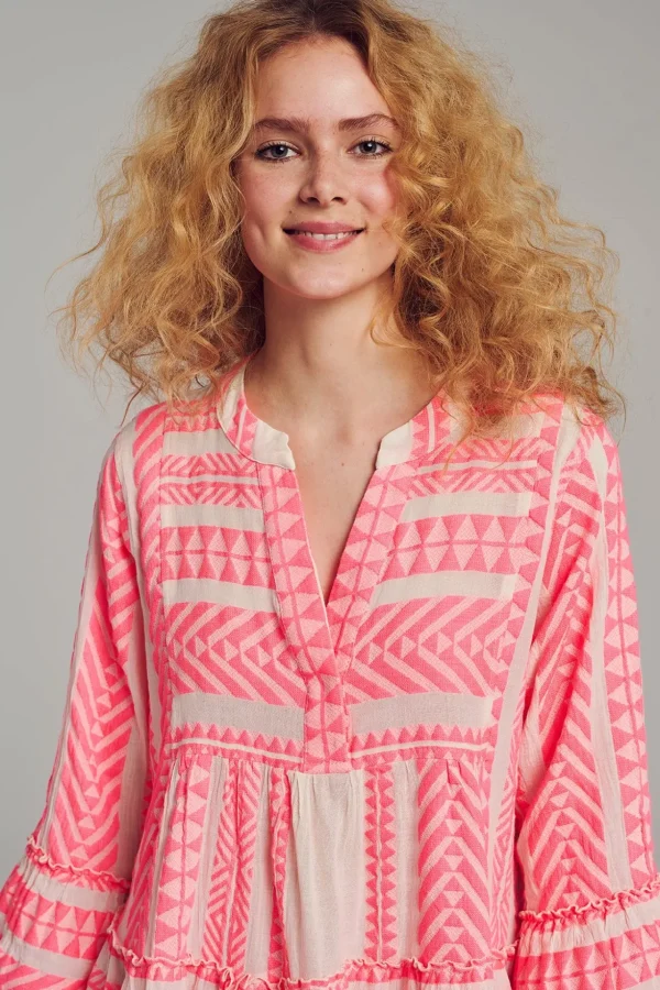 Devotion TWINS Kleider | Ella Short-N.Pink/Offwhite