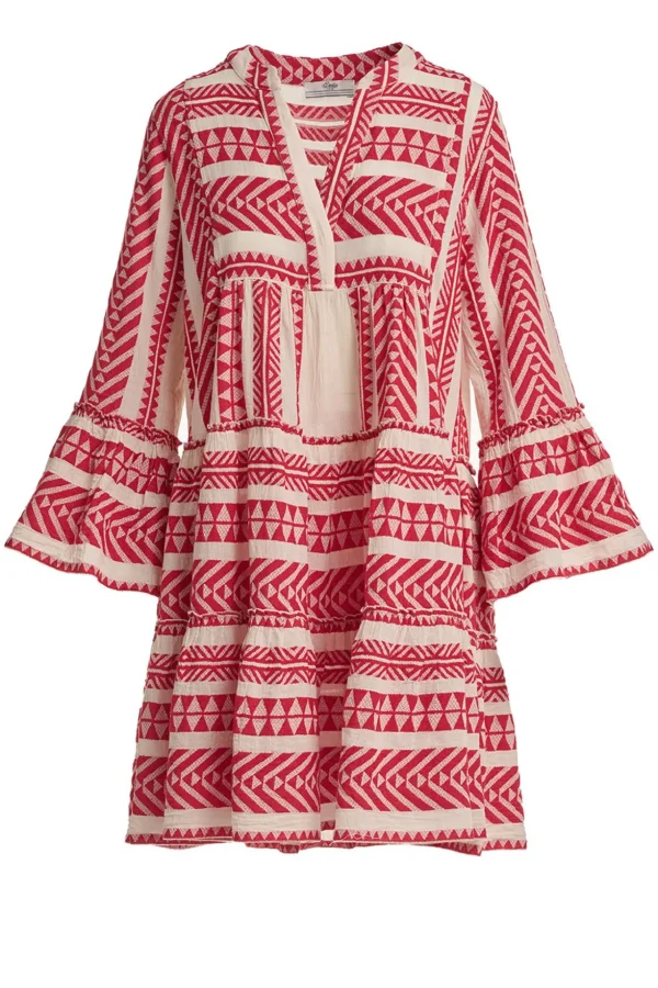 ella_shortredoffwhite_4.webp Devotion TWINS Kleider | Ella Short-Red/Offwhite