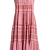 Devotion TWINS Kleider | Ella Sleeveless Midi-Camel-Purple/Pink