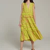 ella_sleeveless_midinlime_0.webp Devotion TWINS Kleider | Ella Sleeveless Midi-N.Lime/Beige