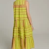 ella_sleeveless_midinlime_1.webp Devotion TWINS Kleider | Ella Sleeveless Midi-N.Lime/Beige