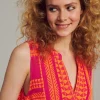 ella_sleeveless_midinoran_2.webp Devotion TWINS Kleider | Ella Sleeveless Midi-N.Orange/Fushia
